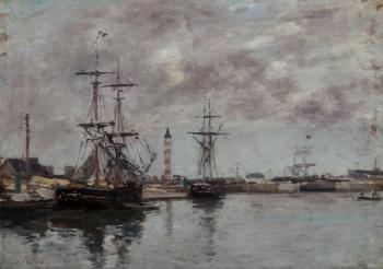 Eugene Boudin : The Port of Deauville III